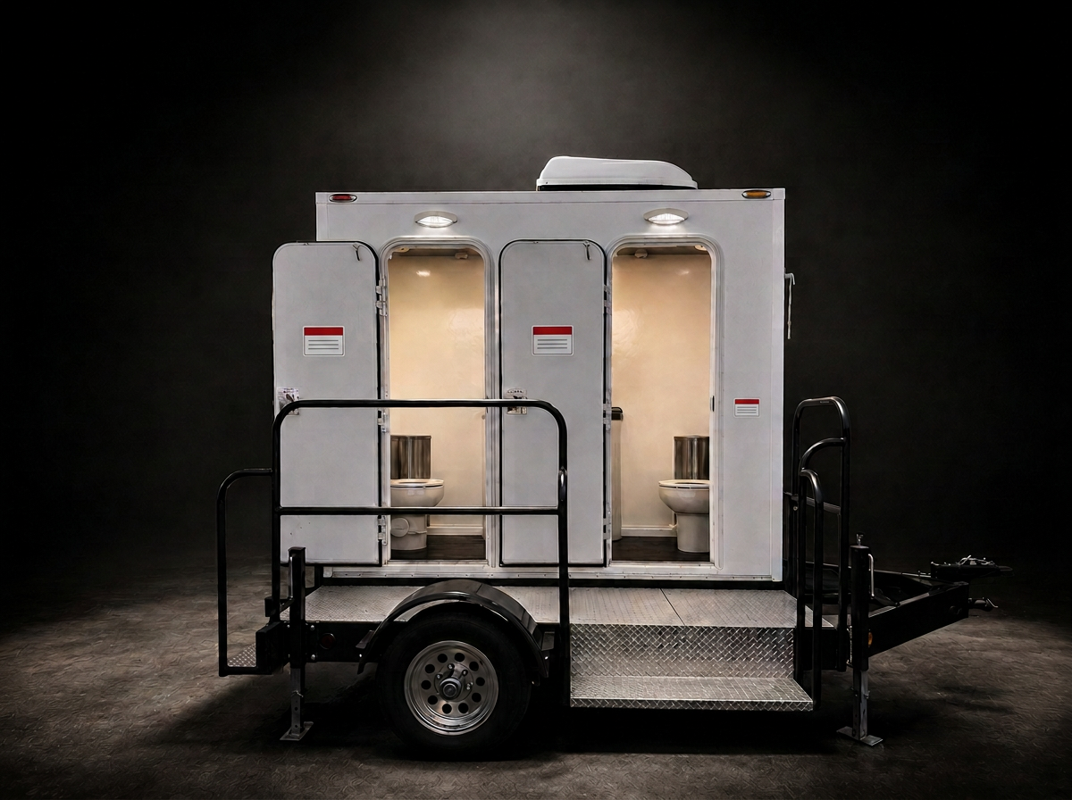 Le Duo with both suite doors open — private, lit interiors